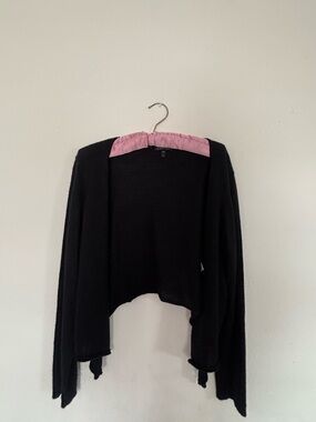 Black Royal Alpaca Elieen Fisher Cardigan